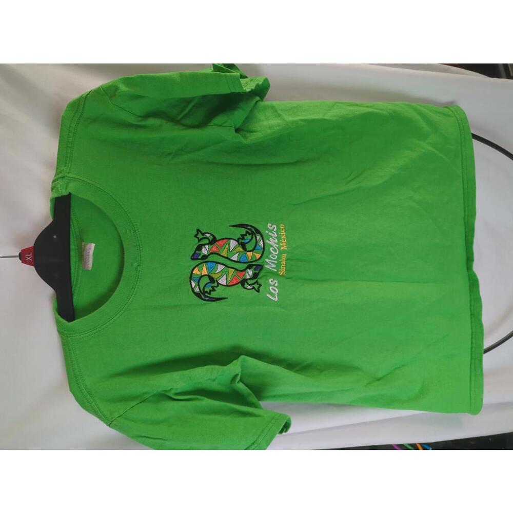 Men's Green Los Mochis Sinaloa Mexico T-Shirt Size M See Desc